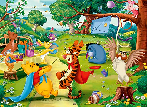 ジグソーパズル 海外製 100ピース XXL ディズニー くまのプーさん 約50x36センチ Ravensburger｜angelica