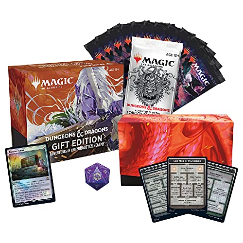 ボードゲーム 英語 アメリカ 海外ゲーム Magic: The Gathering Adventures in The Forgotten Realms Gift Bundle | 10 Draft Boosters | 1 Collector Booster | Accessoriesボードゲーム 英語 アメリカ 海外ゲーム｜angelica
