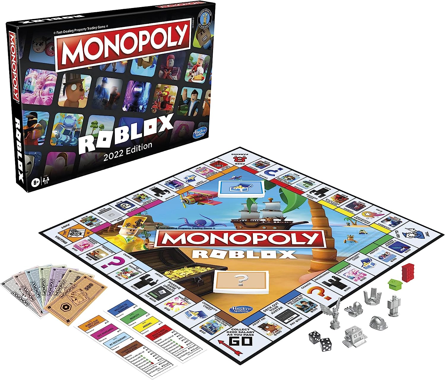 【楽天市場】ボードゲーム 英語 アメリカ 海外ゲーム 【送料無料】Monopoly Roblox 2022 Edition Board