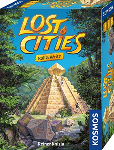 ゲーム盤力くらべ 英語 亜米利加 外国で力くらべ Thames \u0026 Kosmos Lost Cities: Roll \u0026 Write | A Family Friendly Game from Kosmos Games |by Reiner Knizia | for 2 to 5 Players, Ages 8 and upゲーム盤力くらべ 英語 亜米利加 外国で力くらべ