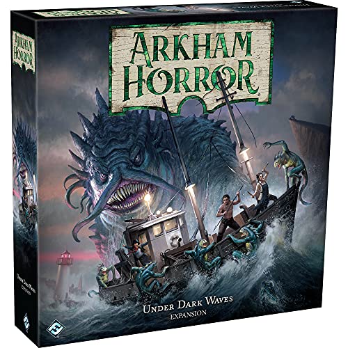 委員会手合 英語 亜米利加 海外ゲーム 送料無料 Arkham Horror 3rd Edition Under Dark Waves Board Game Expansion Mystery Game Cooperative Board Game For Adults Ages 14 1 6 Players Average Playtiボードゲーム 英語 アメリカ 海外ゲーム