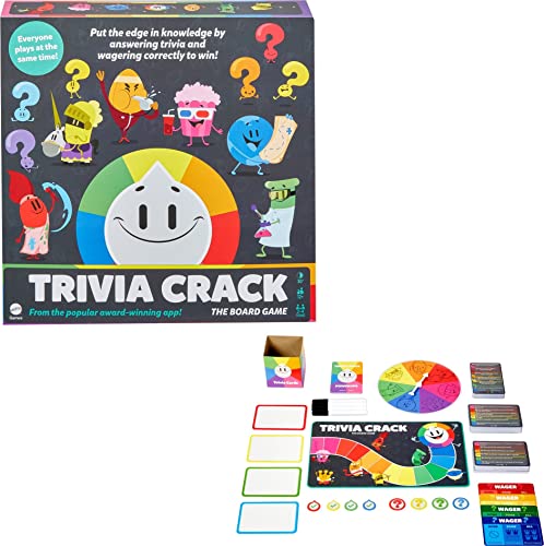 ボードゲーム 英語 アメリカ 海外ゲーム 送料無料 Trivia Crack The Board Game Based On The Popular Trivia Hits With Single Multiple Answer Question Cards 1840 Questions Dry Erase Boards Markers Wagerボードゲーム 英語 アメリカ 海外ゲーム