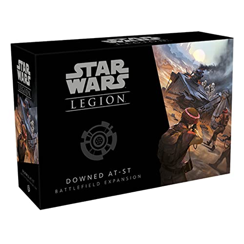 ゲーム盤力くらべ 英語 亜米利加 外国で力くらべ Star Wars: Legion Downed AT-ST BATTLEFIELD EXPANSION - Immersive Enhancements! Tabletop Miniatures Game, Strategy Game for Kids \u0026 Adults, Ages 14+, 2 Players, 3 Hr Playtime, ゲーム盤力くらべ 英語 亜米利加 外国で力くらべ