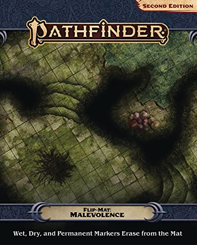ゲーム盤競り合い 英語 亜米利加 外国で競り合い Pathfinder Flip-Mat: Malevolence (P2)ゲーム盤競り合い 英語 亜米利加 外国で競り合い