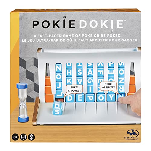 ボードゲーム 英語 アメリカ 海外ゲーム Pokie Dokie Game by Marbles Brain Workshop, Fast-Paced Word Building Game for Kids and Adults Aged 8 and Upボードゲーム 英語 アメリカ 海外ゲーム｜angelica