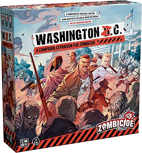 コミッション競争 英語 合衆国 海外ゲーム 貨物輸送無料 Zombicide 2nd Edition Washington Z C Expansion Zombie Game Cooperative Miniatures Board Game Horror Adventure Game Ages 14 For 1 To 6 Players ボードゲーム 英語 アメリカ 海外ゲーム