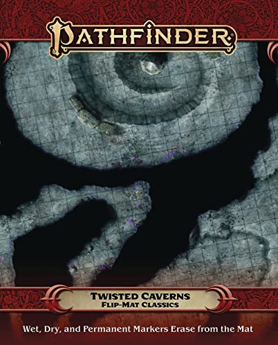 ゲーム盤競り合い 英語 亜米利加 外国で競り合い Pathfinder Flip-Mat Classics: Twisted Cavernsゲーム盤競り合い 英語 亜米利加 外国で競り合い