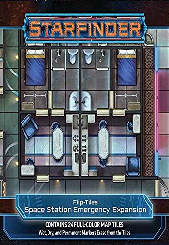 ボードゲーム 英語 アメリカ 海外ゲーム Starfinder Flip-Tiles: Space Station Emergency Expansionボードゲーム 英語 アメリカ 海外ゲーム｜angelica
