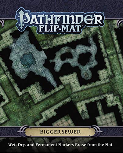 ゲーム盤力くらべ 英語 亜米利加 外国で力くらべ Pathfinder Flip-Mat: Bigger Sewerゲーム盤力くらべ 英語 亜米利加 外国で力くらべ