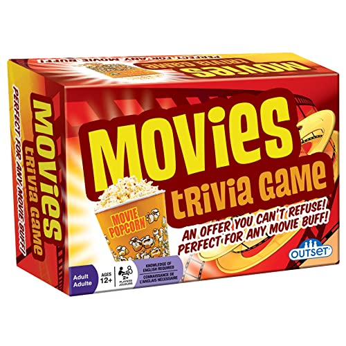 ゲーム盤競り合い 英語 亜米利加 外国で競り合い Outset Media Movies Trivia Game - Party Game - Family Game - Travel Game - Fun and Easy to Play - 880 Trivia Questions - for 2 or More Players - Ages 12+ゲーム盤競り合い 英語 亜米利加 外国で競り合い