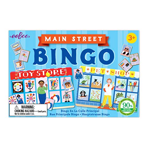 ゲーム盤取り組み 英語 亜米利加 外国で取り組み eeBoo: Main Street Little Bingo Game, Developmental and Educational, Allows for Recognition, Concentration, and Memory Skills, for Ages 3 and upゲーム盤取り組み 英語 亜米利加 外国で取り組み
