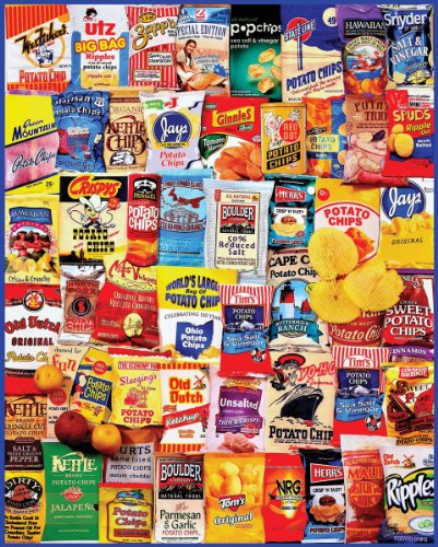 ジグソーパズル 海外製 アメリカ White Mountain Puzzles Potato Chips - 1000 Piece Jigsaw Puzzleジグソーパズル 海外製 アメリカ