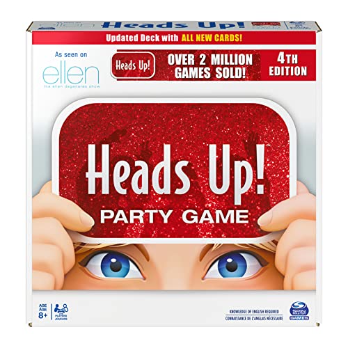 ボードゲーム 英語 アメリカ 海外ゲーム Spin Master Games, Head&rsquo;s Up. 4th Edition, Easy to Play for Family Game Night, Fun for Adult, Teens & Kids, 2-6 Players, for Ages 8 & Upボードゲーム 英語 アメリカ 海外ゲーム｜angelica