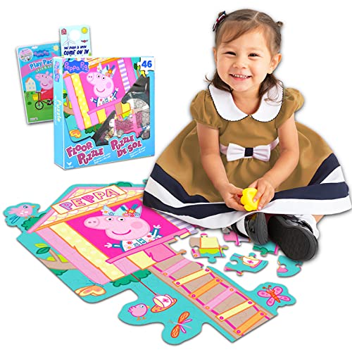 【楽天市場】Peppa Pig ペッパピッグ アメリカ直輸入 おもちゃ Peppa Pig Floor Puzzle Set Bundle