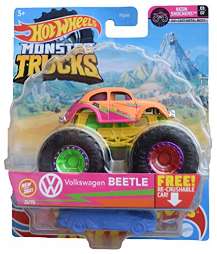 ホットウィール モンスタートラック　フォルクスワーゲン ドラッグバス 楽天市場】ホットウィール Hot Wheels モンスタートラック 6/75 VW