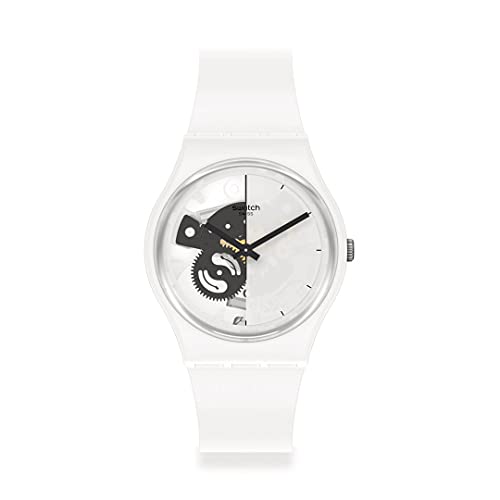 腕時計 スウォッチ レディース 送料無料 Swatch Live Time White Quartz White Skeleton Dial Ladies Watch So31w101腕時計 スウォッチ レディース 3r Mozambique Com