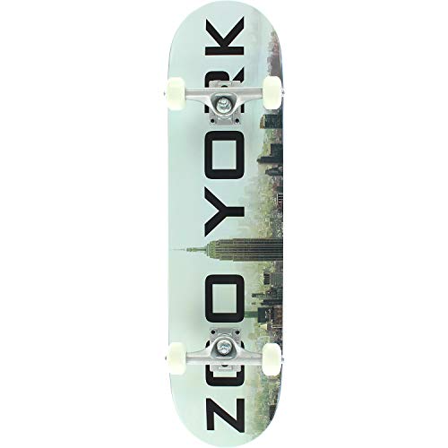 売れ筋がひクリスマスプレゼント！ 在庫処分大特価 スタンダードスケートボード スケボー 海外モデル 直輸入 Zoo York Skateboards Fog Complete Skateboard - 7.75
