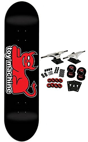 楽天市場】MONMON CATS Tebori Cat Skate Deck Black 8.5