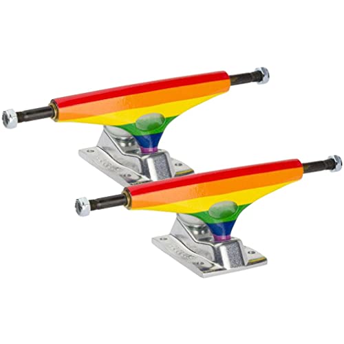 トラック スケボー スケートボード 海外モデル 直輸入 Krux K5 DLK Skateboard Trucks - Rainbow - 7.60