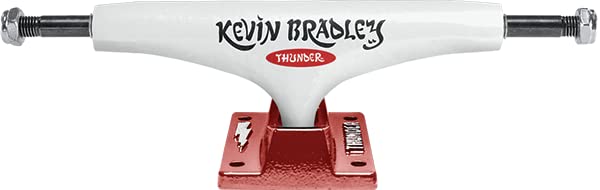トラック スケボー スケートボード 海外モデル 直輸入 Thunder Skateboard Trucks Thunder Kevin Bradley Kb's Room Pro Edition Skateboard Trucks - White/Red - 151mm Black One Sizeトラック スケボー スケートボード 海外モデル 直輸入画像