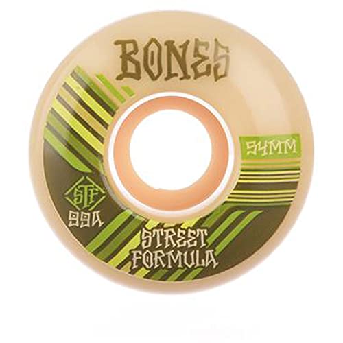 ウィール タイヤ スケボー スケートボード 海外モデル Bones STF Retros 99A V4 Wide Skateboard Wheels  White 52mmウィール 最高品質の