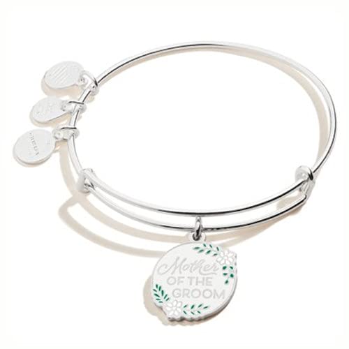 アレックスアンドアニ アメリカ アクセサリー ブランド かわいい Alex and Ani Bridal Expandable Bangle for Women, Mother of the Groom Charm, Shiny Silver Finish, 2 to 3.5 inアレックスアンドアニ アメリカ アクセサリー ブランド かわいい｜angelica