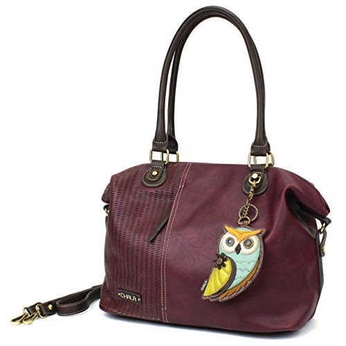 chala バッグ パッチ カバン かわいい Hoohoo Owl-Hobo/Xbody (Orange)chala バッグ パッチ カバン かわいい｜angelica