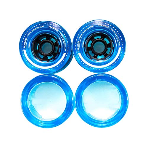 ウィール タイヤ スケボー スケートボード 海外モデル Teamgee Color Replaceable H5 H6 H9 H20 90MM Wheels Skateboard (4-Piece)(Blue)ウィール タイヤ スケボー スケートボード 海外モデル