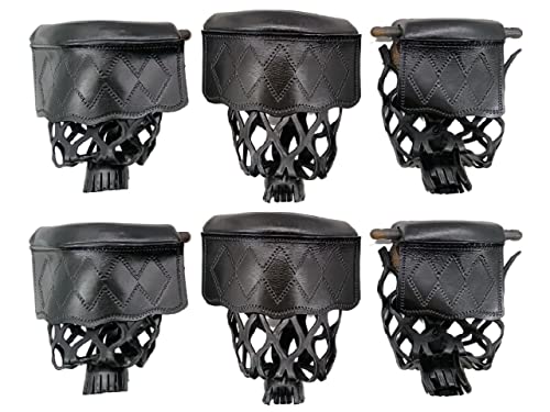 海外輸入品 ビリヤード Joy's Billiard Pool Table Pockets, Leather Pool Table Pockets, Billiard Pockets, Made of Real Leather, Diamond Pattern Shield, Black Color, Set of 6海外輸入品 ビリヤード