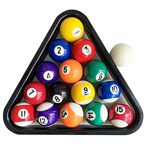 海外輸入品 ビリヤード Upgrade Billiard Balls Set, 1.5 Inch Mini Size for 6 Feet Pool Table 1-1/2