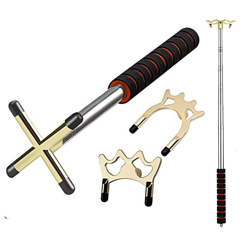 海外輸入品 ビリヤード Sarybei Retractable Pool Bridge Billiards Cue Stick Bridge - with 3 Pieces Removable Brass Bridge Head - Billiards Pool Cue Accessory for Pool Table Pool Game Pool Competition海外輸入品 ビリヤード