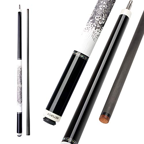 海外輸入品 ビリヤード KONLLEN Carbon Fiber Pool Cue Stick Low Deflection Hand-Made Inlay Billiard Cue Ultra-Smooth Professional Feeling Billiard Pool Cue Sticks for Adults海外輸入品 ビリヤード