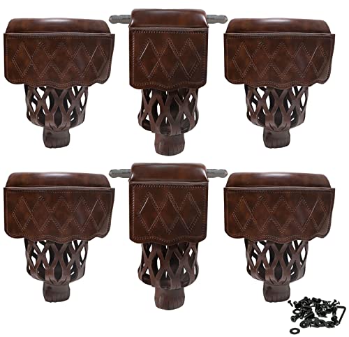 海外輸入品 ビリヤード YDDS Pool Table Pockets Heavy Duty Leather Billiard Pockets Set, 6 Pack, All Accessories Included海外輸入品 ビリヤード