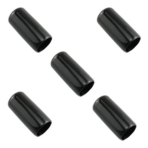 海外輸入品 ビリヤード E-outstanding 5-Pack Pool Head Cover 13mm Black Snooker Billiard Cue Tip Plastic Protector Billiards Club Topper Saver Rubber Head Cover海外輸入品 ビリヤード