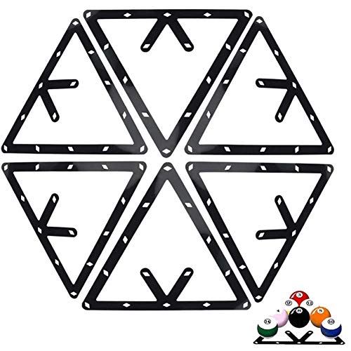 海外輸入品 ビリヤード TIHOOD 6PCS Magic Ball Rack Holder Sheet Triangle Cue Accessories for 8, 9, and 10 Ball Combo Pack and Snooker海外輸入品 ビリヤード