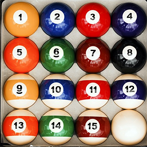 海外輸入品 ビリヤード Iszy Billiards Pool Balls - 16 Piece Cue Ball Set for Pool Table and Display - 2 1/4 Inch, 6 Ounce Regulation Size Billiard Balls - Traditional Style海外輸入品 ビリヤード
