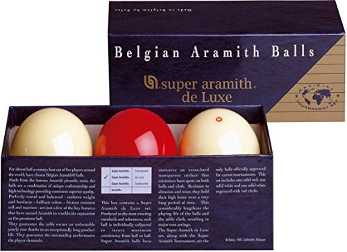 海外輸入品 ビリヤード Aramith 61.5 mm Super Armith Deluxe Carom Billiard Balls, Complete 3 Ball Set海外輸入品 ビリヤード