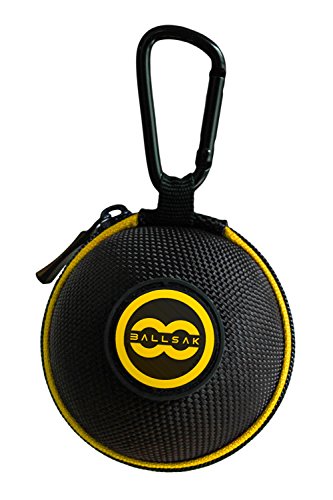 海外輸入品 ビリヤード Ballsak Sport - Yellow/Black - Clip-on Cue Ball Case, Fits Regulation 2 1/4