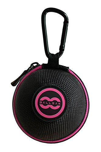 海外輸入品 ビリヤード Ballsak Sport - Pink/Black - Clip-on Cue Ball Case, Cue Ball Bag for Attaching Cue Balls, Pool Balls, Billiard Balls, Training Balls to Your Cue Stick Bag EXTRA STRONG STRAP DESIGN!**海外輸入品 ビリヤード