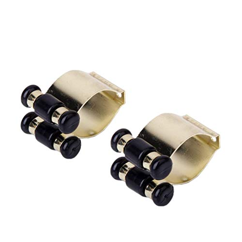 海外輸入品 ビリヤード 2 Pieces Billiards Snooker Cue Wall Mount Stick Holder Pool Cue Clips Rack for Pool Cue, Fishing Rod Storage Rack海外輸入品 ビリヤード