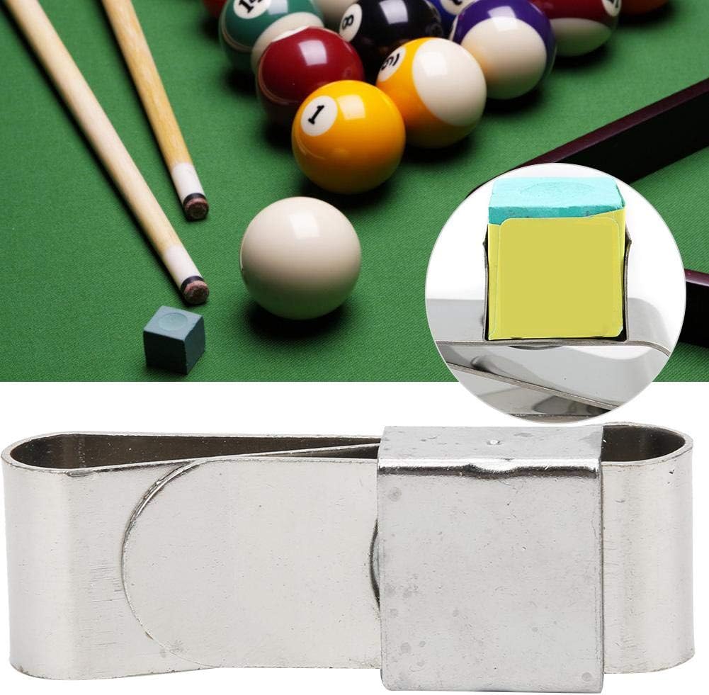 市場 海外輸入品 Chalk Billiard 送料無料 Steel Practical Liyeehao Stainless ビリヤード Clip