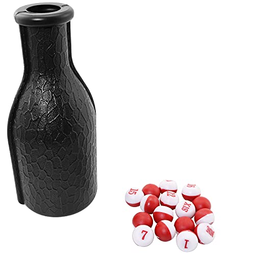 海外輸入品 ビリヤード RLECS 1Set Billiard Pool Shaker Pool Snooker Billiard Table Kelly Bottle with Red and White Tally Peas海外輸入品 ビリヤード