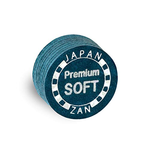 海外輸入品 ビリヤード Zan Premium Soft Pool Billiard CUE TIP - 1 pc - 9 Layers - 13 or 14 mm (14 mm)海外輸入品 ビリヤード