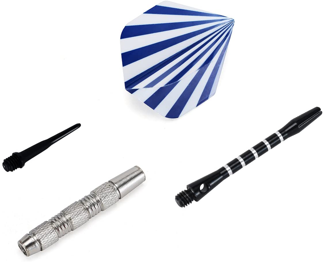 海外輸入品 ダーツ 【送料無料】Vopa 12 Pack 18 Gram Plastic Tip Dart Professional Soft Tip Dart Set with Aluminum Shafts Dart Flight 120 Dart Tips for Electronic Dart Board海外輸入品 ダーツ