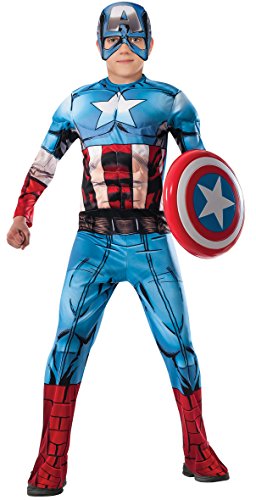 コスプレ衣装 コスチューム キャプテンアメリカ 6021 S Marvel Avengers Assemble Captain America Deluxe Muscle Chest Costume Smallコスプレ衣装 卸売