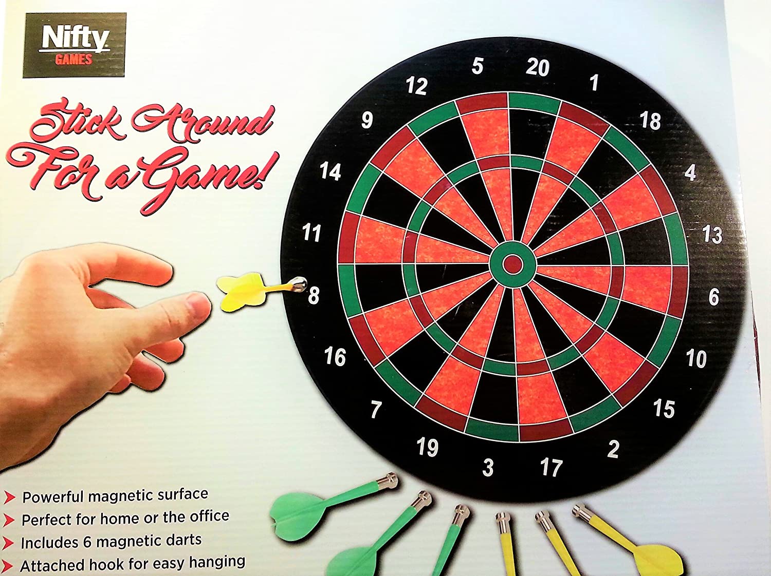 優先配送 海外輸入品 ダーツ NIFTY Magnetic Dart Board - 16