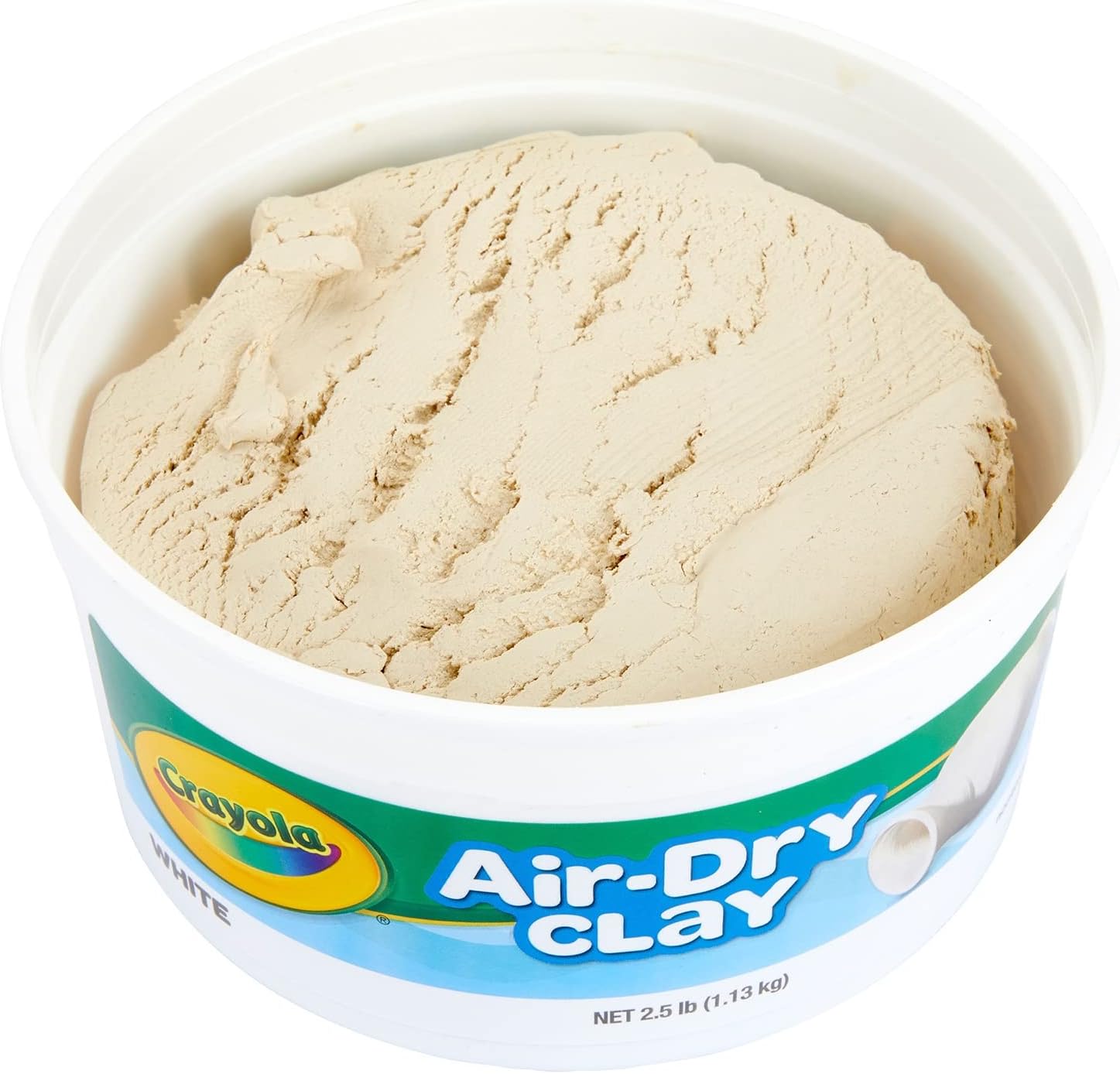 クレヨラ アメリカ 海外輸入 知育玩具 【送料無料】Crayola Air Dry Clay 2.5 Lb Bucket, Whiteクレヨラ アメリカ 海外輸入 知育玩具