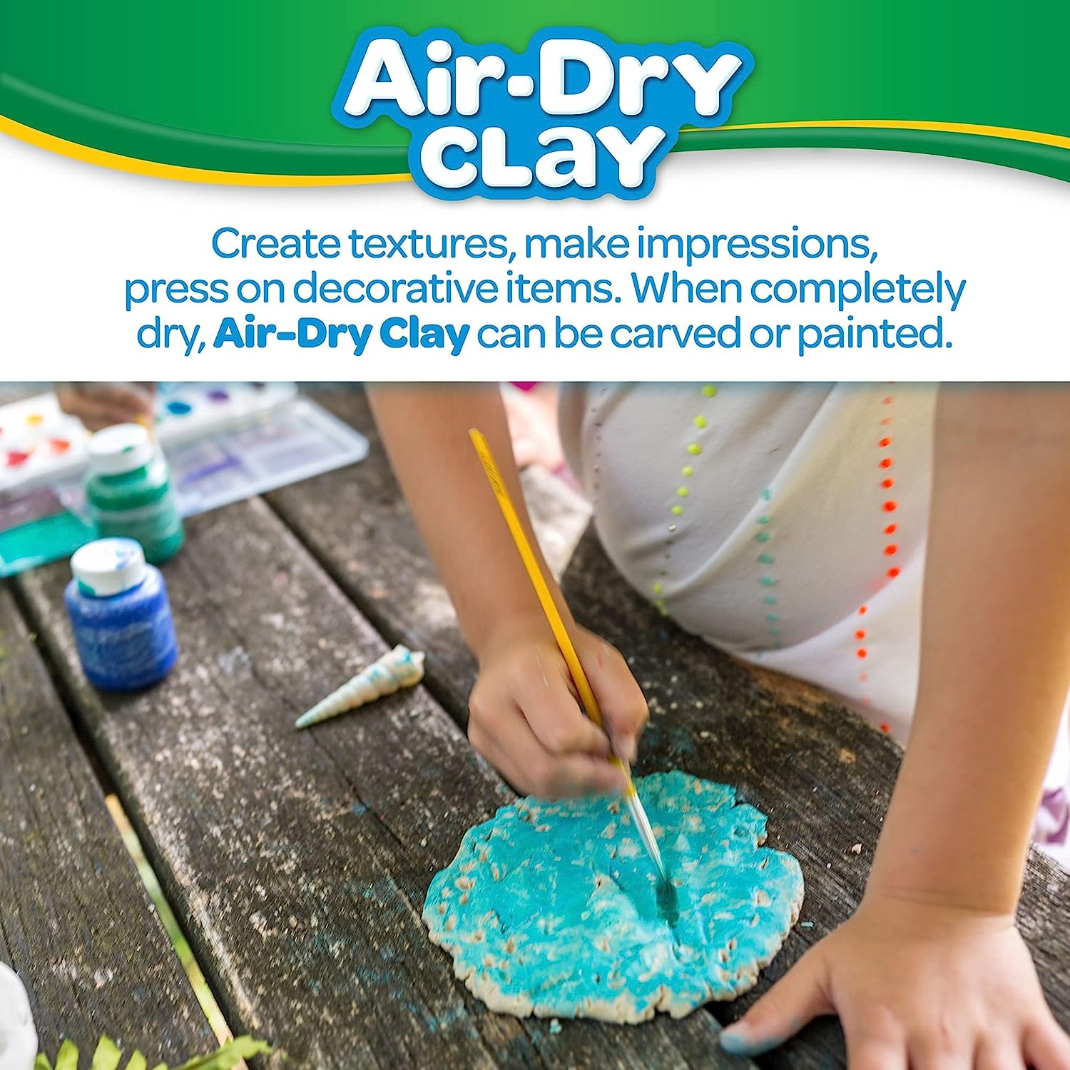 クレヨラ アメリカ 海外輸入 知育玩具 【送料無料】Crayola Air Dry Clay 2.5 Lb Bucket, Whiteクレヨラ アメリカ 海外輸入 知育玩具