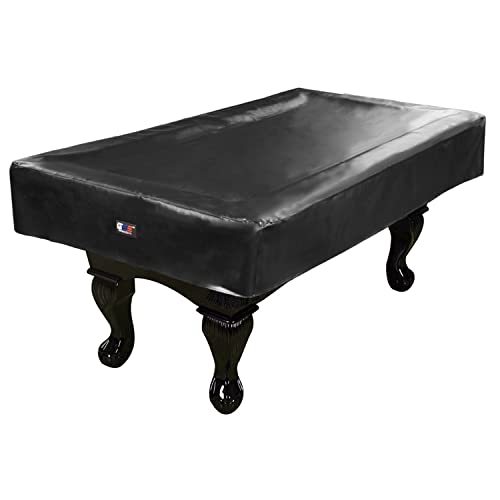 海外輸入品 ビリヤード GSE Games & Sports Expert Billiard Pool Table Covers, 7'/8'/9' Waterproof & Tearproof Heavy Duty Leatherette Pool Table Covers (Several Colors Available, Black - 8ft)海外輸入品 ビリヤード