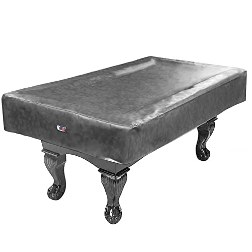 海外輸入品 ビリヤード GSE Games & Sports Expert Billiard Pool Table Covers, 7'/8'/9' Waterproof & Tearproof Heavy Duty Leatherette Pool Table Covers (Several Colors Available, Grey - 7ft)海外輸入品 ビリヤード